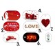 Valentines Photo Trackable Tags